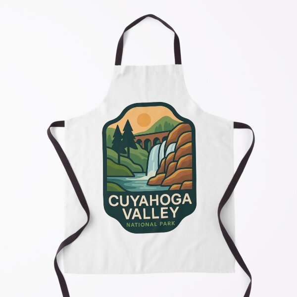 Item preview, Cuyahoga Valley National Park with Bridge and Waterfall designed and sold by Aryabek.