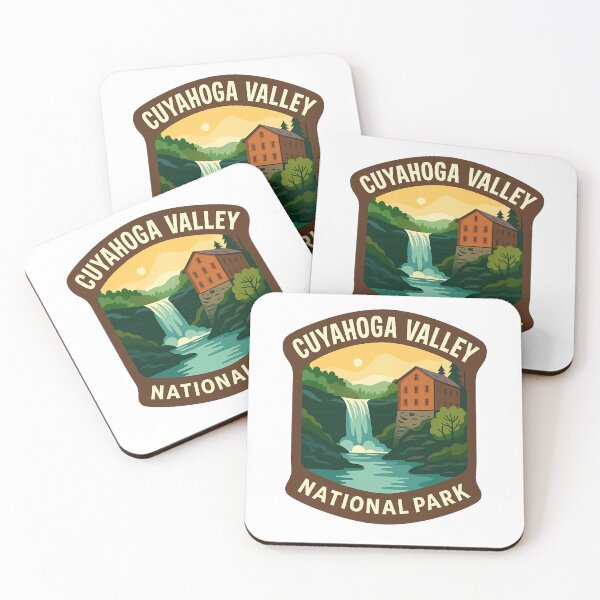 Item preview, Cuyahoga Valley National Park with Historic Mill and Falls designed and sold by Aryabek.