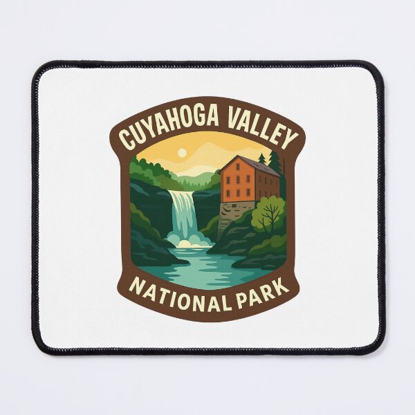 Item preview, Cuyahoga Valley National Park with Historic Mill and Falls designed and sold by Aryabek.