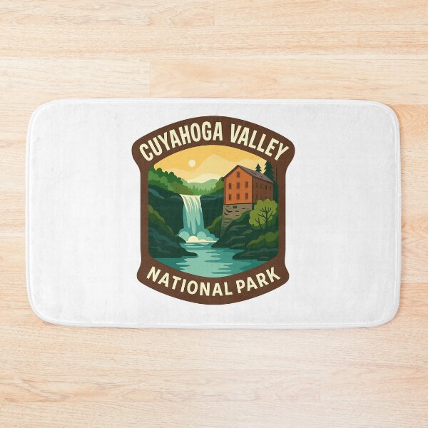 Item preview, Cuyahoga Valley National Park with Historic Mill and Falls designed and sold by Aryabek.