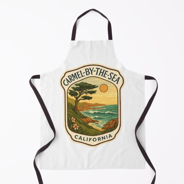 Item preview, Carmel-by-the-Sea Coastal Cypress and Sunset Coastline designed and sold by Aryabek.