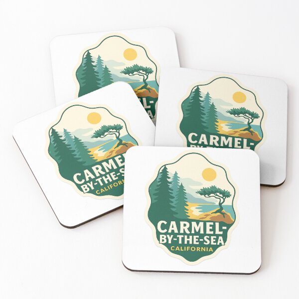 Item preview, Carmel-by-the-Sea Cliffside Tree and Coastal View designed and sold by Aryabek.
