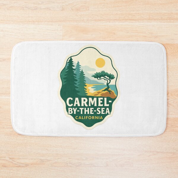 Item preview, Carmel-by-the-Sea Cliffside Tree and Coastal View designed and sold by Aryabek.
