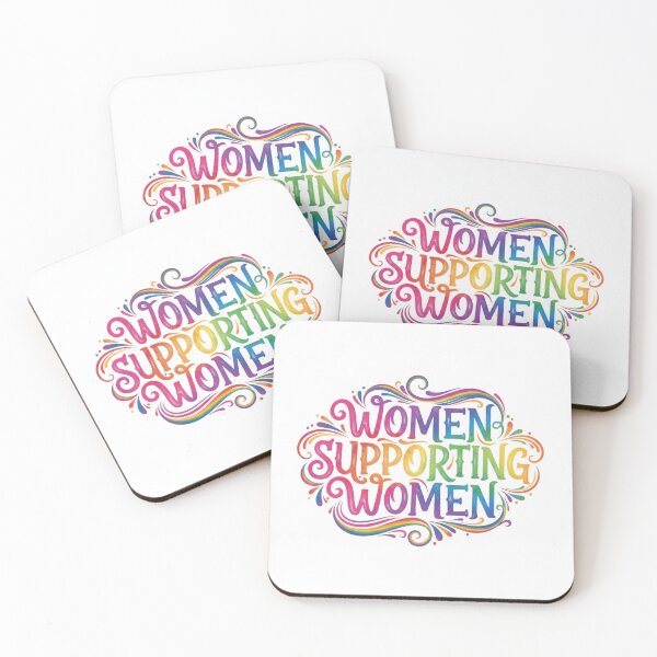 Item preview, Women Supporting Women – Motivational Quote Design for Empowermen designed and sold by Rockz-Fashion.