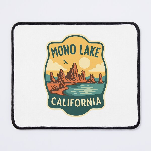 Item preview, Mono Lake California with Tufa Towers and Desert Shoreline designed and sold by Aryabek.