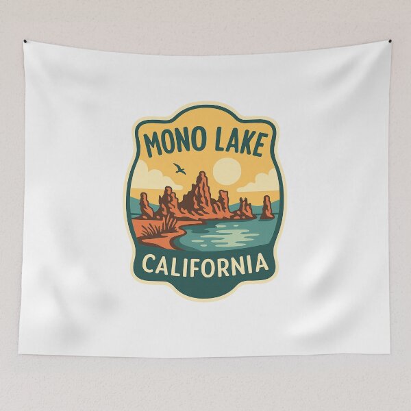 Item preview, Mono Lake California with Tufa Towers and Desert Shoreline designed and sold by Aryabek.