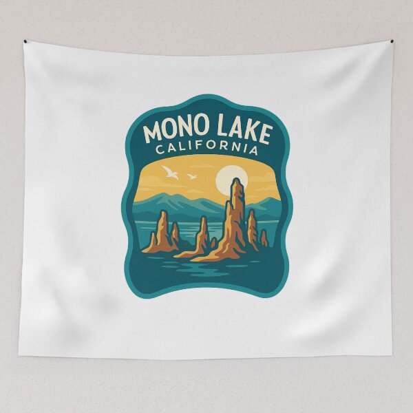 Item preview, Mono Lake California Sunset with Volcanic Tufa Spires designed and sold by Aryabek.