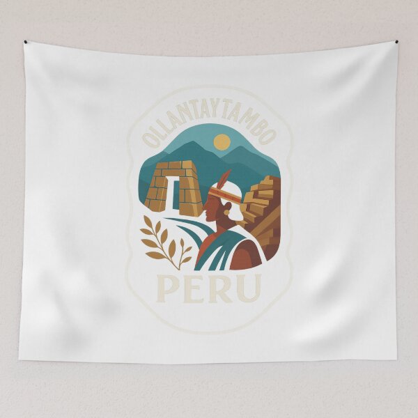 Item preview, Ollantaytambo Peru – Incan Leader and Mountain Gateway designed and sold by Aryabek.
