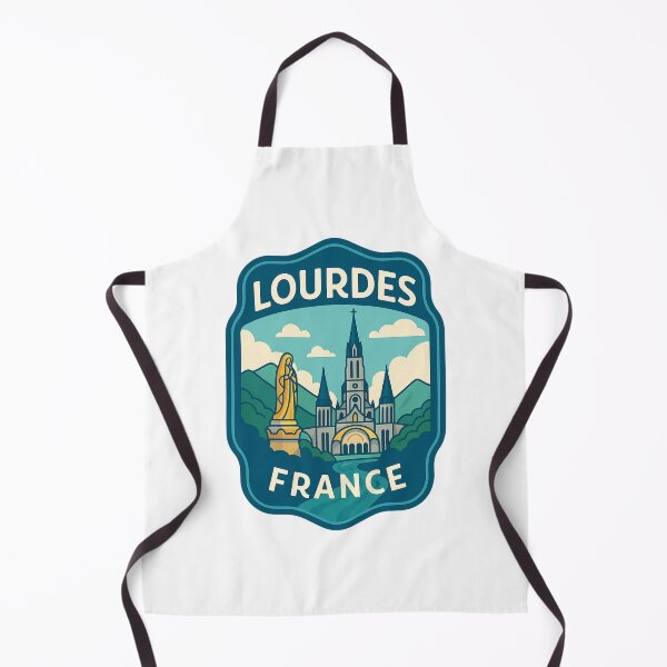 Item preview, Lourdes France – Basilica and Marian Shrine Badge designed and sold by Aryabek.