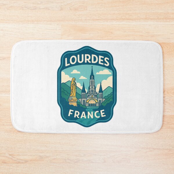 Item preview, Lourdes France – Basilica and Marian Shrine Badge designed and sold by Aryabek.