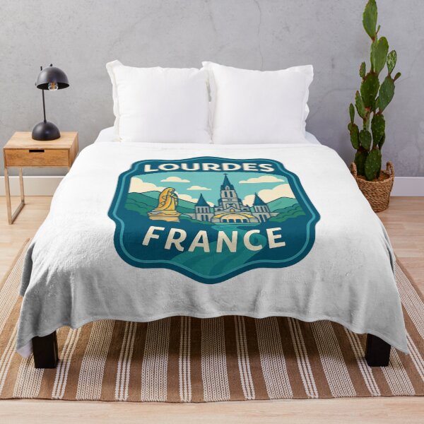 Item preview, Lourdes France – Basilica and Marian Shrine Badge designed and sold by Aryabek.