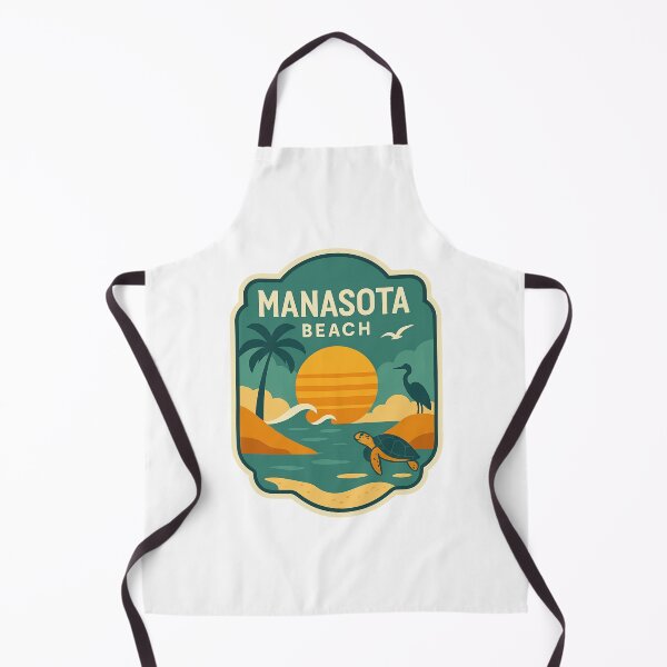 Item preview, Manasota Beach Florida – Sunset, Heron, and Sea Turtle designed and sold by Aryabek.