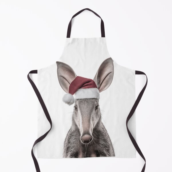 Item preview, Aardvark with Christmas Hat – Festive Aardvark Xmas Design designed and sold by LazyOwlStore.