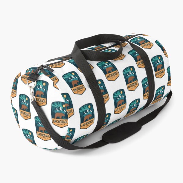 Item preview, Anchorage Alaska – Bear, Northern Lights, and Mountain View designed and sold by Aryabek.