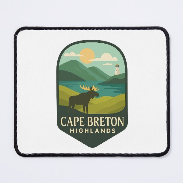 Item preview, Cape Breton Highlands – Moose and Lighthouse Coastline designed and sold by Aryabek.