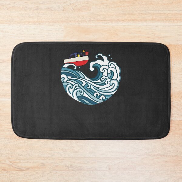 Item preview, Boat-On-Big-Wave designed and sold by nomuraqu.