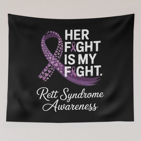 Item preview, Rett Syndrome Awareness Her Fight Is My Fight  designed and sold by Vastingan.
