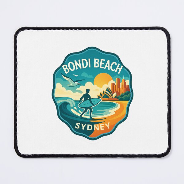 Item preview, Bondi Beach Sydney Surfer and Opera House Sunset designed and sold by Aryabek.