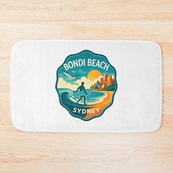 Item preview, Bondi Beach Sydney Surfer and Opera House Sunset designed and sold by Aryabek.
