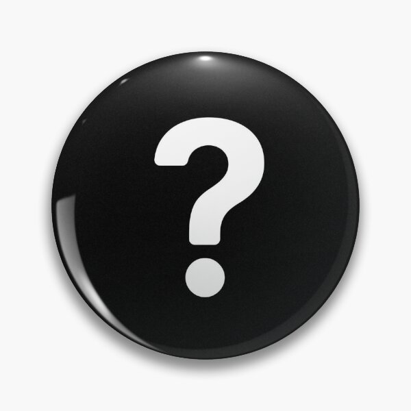 Item preview, question mark on black background designed and sold by Niill.