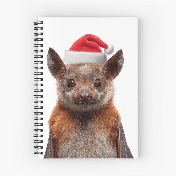 Item preview, Bat with Christmas Hat – Festive Bat Xmas Design designed and sold by LazyOwlStore.