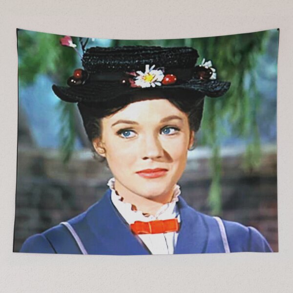 Item preview, Mary Poppins poster art print homeware bag  retro vintage vibe art designed and sold by mystic lady vintage art and fashion designs.