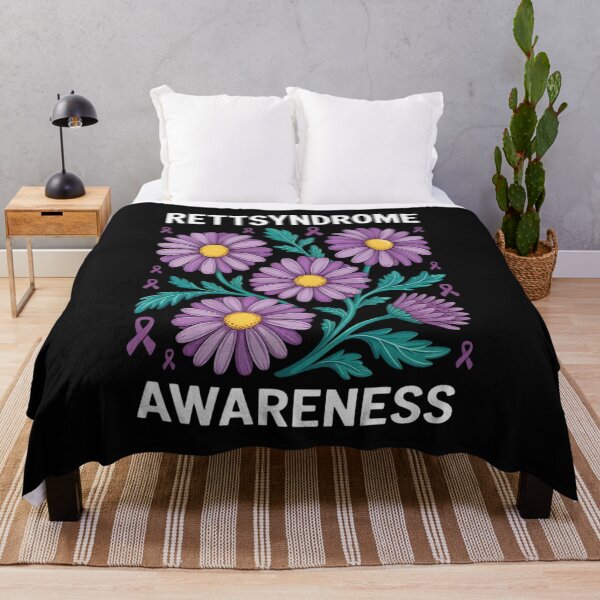 Item preview, Rett Syndrome Purple Ribbon Wildflower Rett Syndrome  designed and sold by Vastingan.