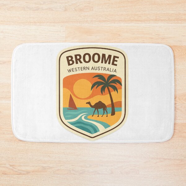 Item preview, Broome Western Australia Sunset Camel and Sailboat Coast designed and sold by StampMyPassport.