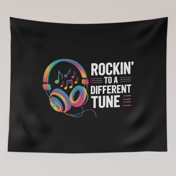 Item preview, Rockin' To A Different Tune Autistic Awareness designed and sold by Vastingan.