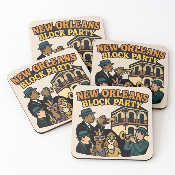 Item preview, New Orleans Block Party designed and sold by Myra365Art.