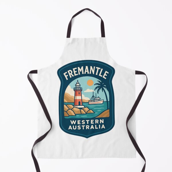 Item preview, Fremantle Western Australia Harbour with Lighthouse and Boat designed and sold by StampMyPassport.