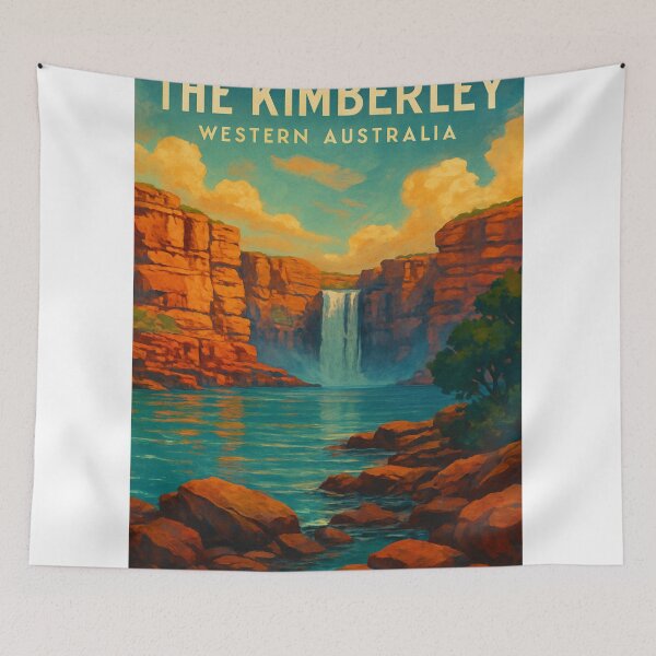Item preview, The Kimberley Western Australia Waterfall in Red Gorge designed and sold by StampMyPassport.