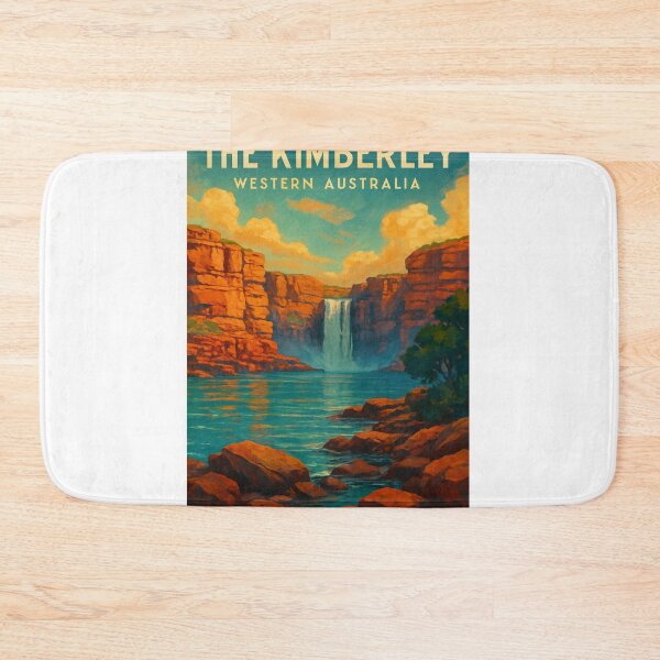 Item preview, The Kimberley Western Australia Waterfall in Red Gorge designed and sold by StampMyPassport.