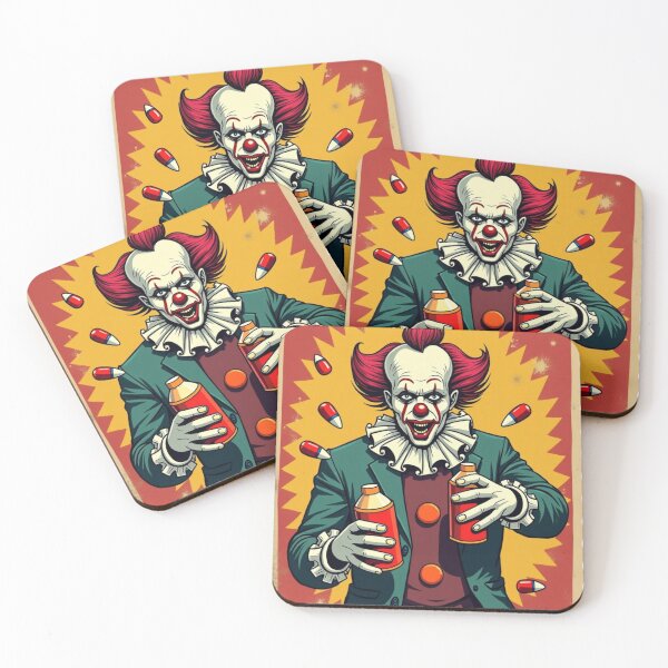 Item preview, Clown Chaos Stamp Halloween designed and sold by DrakeIreland.