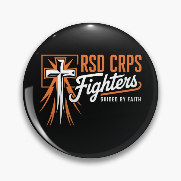 Item preview, RSD CRPS Fighters Guided By Faith RSD CRPS Awareness designed and sold by Vastingan.