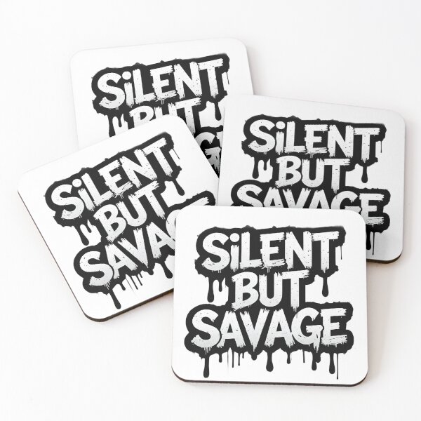 Item preview, Silent but Savage designed and sold by Spirit of Siam.