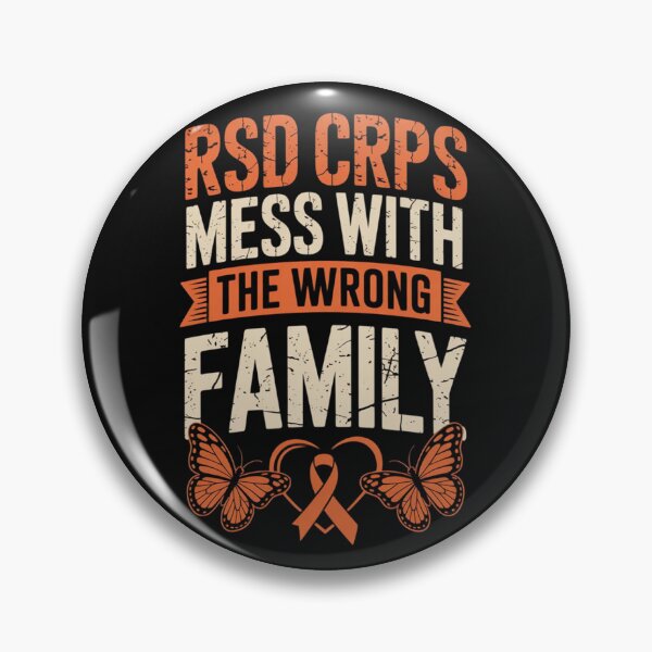 Item preview, RSD CRPS messed wrong family Orange Ribbon Awareness designed and sold by Vastingan.