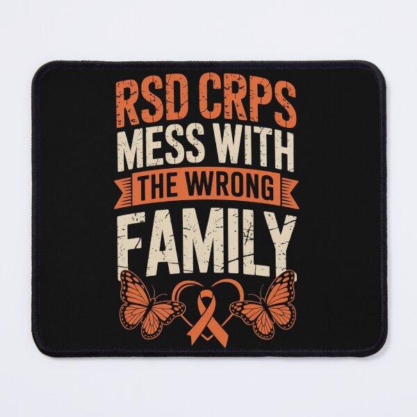 Item preview, RSD CRPS messed wrong family Orange Ribbon Awareness designed and sold by Vastingan.