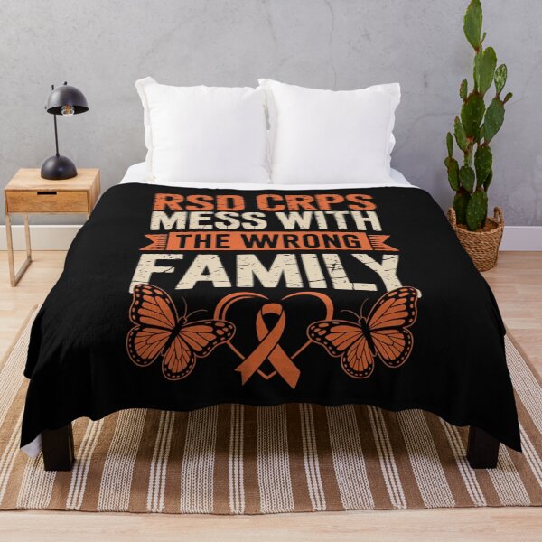 Item preview, RSD CRPS messed wrong family Orange Ribbon Awareness designed and sold by Vastingan.