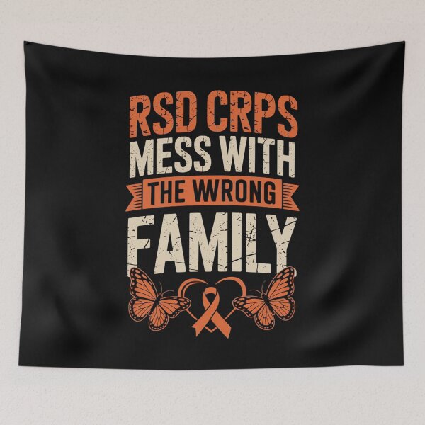 Item preview, RSD CRPS messed wrong family Orange Ribbon Awareness designed and sold by Vastingan.