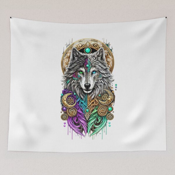 Item preview, Wolf Guardian – Celtic Spirit Art designed and sold by CelticSoulShop.