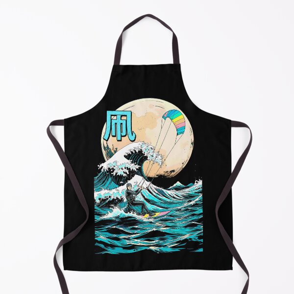 Item preview, Kiteboarding Kitesurfing Great Wave Off Kanagawa Surfer Sea designed and sold by GrandeDuc.