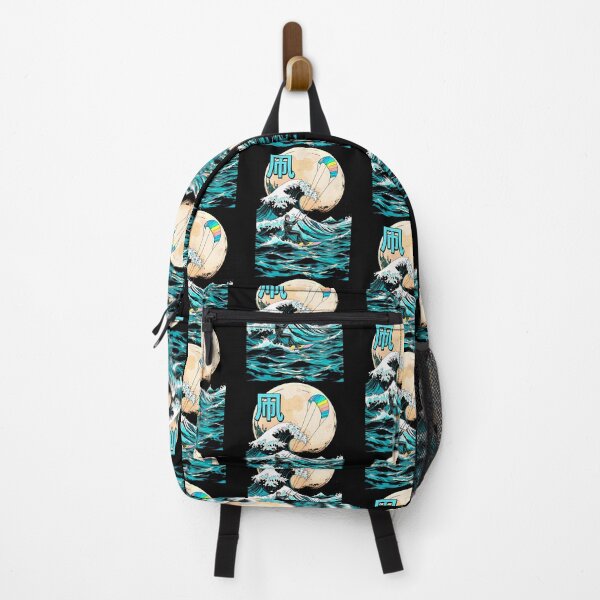 Item preview, Kiteboarding Kitesurfing Great Wave Off Kanagawa Surfer Sea designed and sold by GrandeDuc.