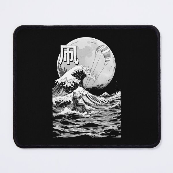 Item preview, Kiteboarding Kitesurfing Great Wave Off Kanagawa Surfer Sea designed and sold by GrandeDuc.