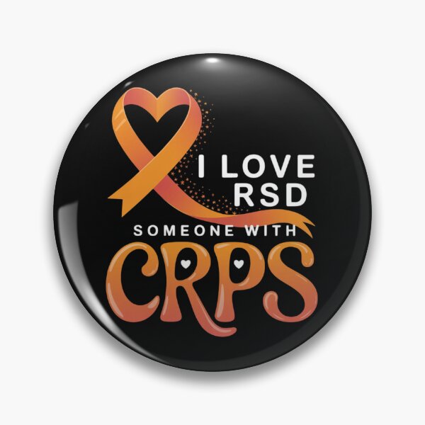Item preview, RSD CRPS Orange Ribbon Complex Regional Pain Syndrome designed and sold by Vastingan.