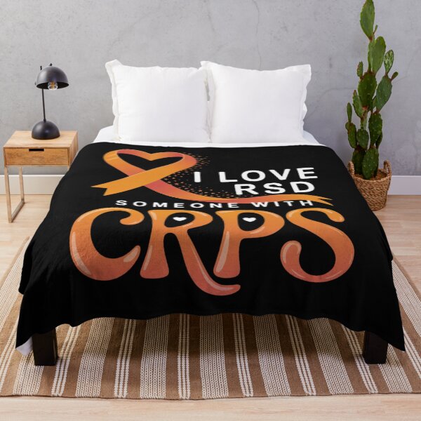 Item preview, RSD CRPS Orange Ribbon Complex Regional Pain Syndrome designed and sold by Vastingan.