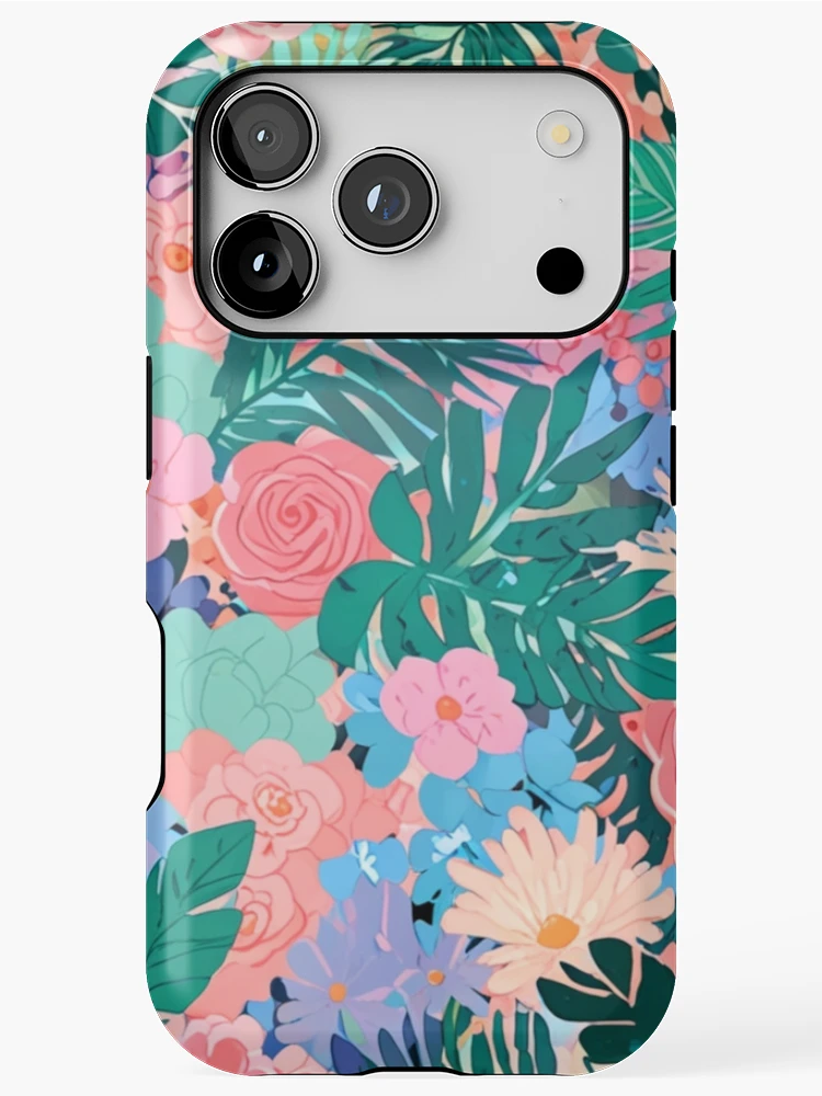 Thumbnail 1 of 4, iPhone Case, Flower Pattern designed and sold by The Collection.