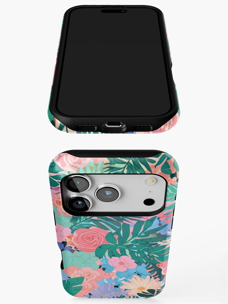 Thumbnail 3 of 4, iPhone Case, Flower Pattern designed and sold by The Collection.