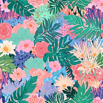 Artwork thumbnail, Flower Pattern by The Collection