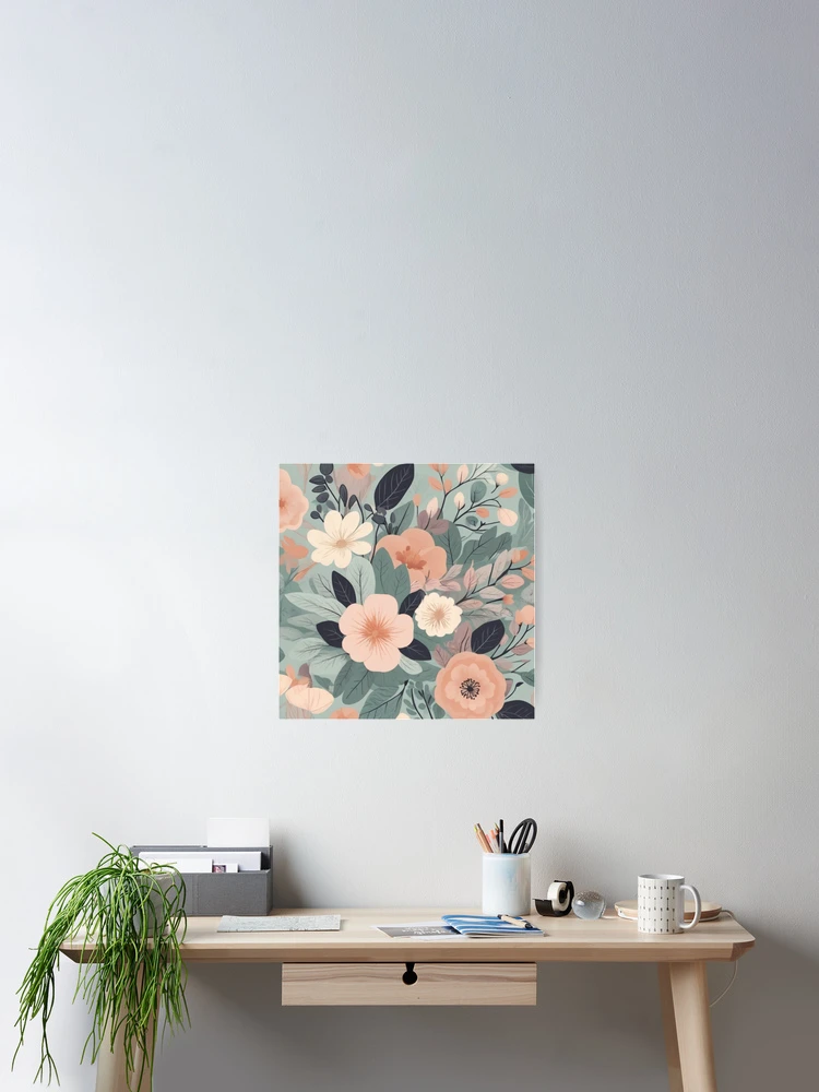 Thumbnail 2 of 3, Poster, Flower Pattern designed and sold by The Collection.